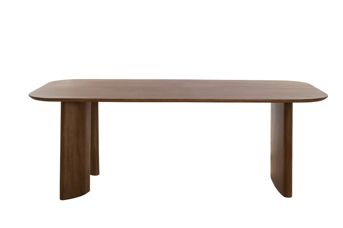 Aymara Acacia Wood Dark Brown Dining Table - 220cm Light & Living