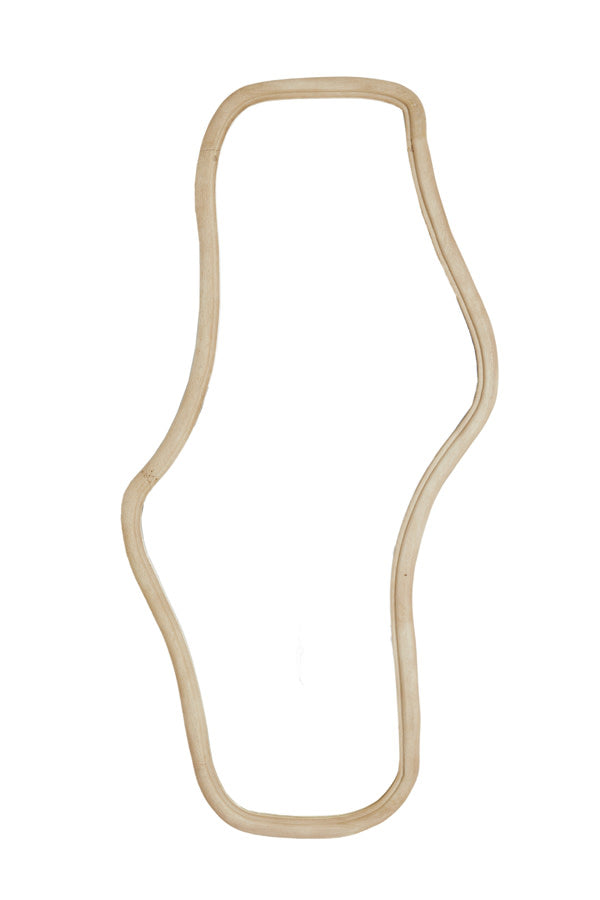 Celano Wood Matt Natural Mirror - Large Light & Living