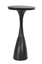 Macau Matt Black Side Table - Large Light & Living