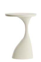 Macau Matt Cream Side Table - Large Light & Living