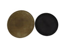 Talca Antique Copper & Bronze Edge Side Table - Set of 2 Light & Living