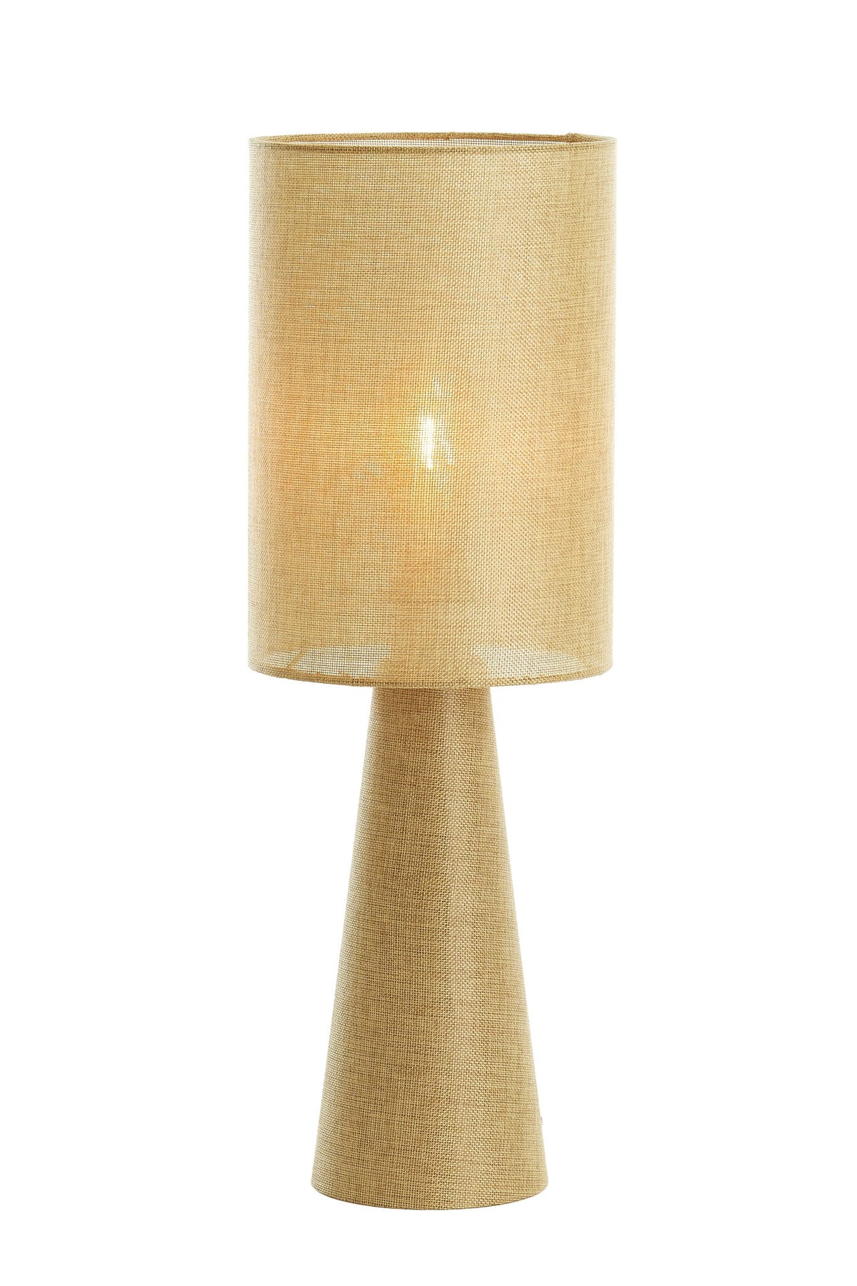Micky Linen Olive Green Table Lamp Light & Living