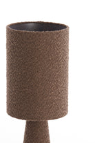 Micky Bouclé Brown Table Lamp Light & Living