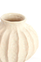 Hakone Ceramics Cream Vase Deco - Large Light & Living