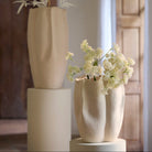 Sanguli Ceramics Cream Vase Deco - Medium Light & Living