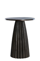 Veglia Matt Dark Brown Side Table - Small Light & Living