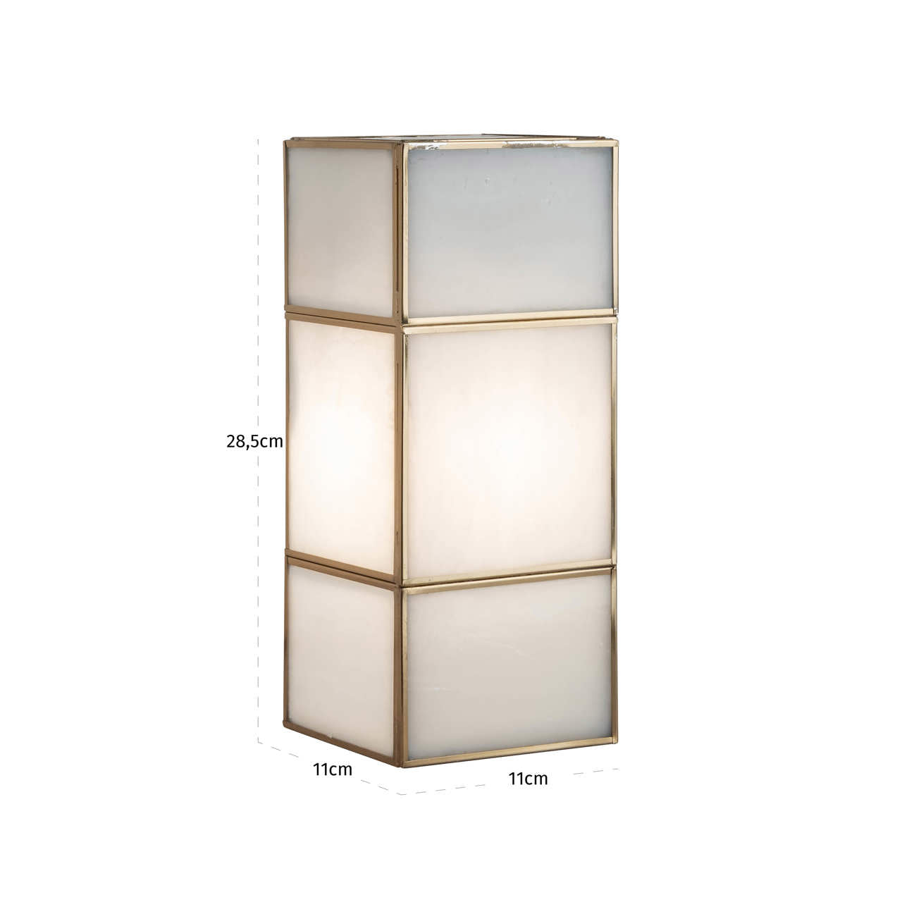 Sofia Antique Brass & Glass Small Wall Light by Richmond Interiors