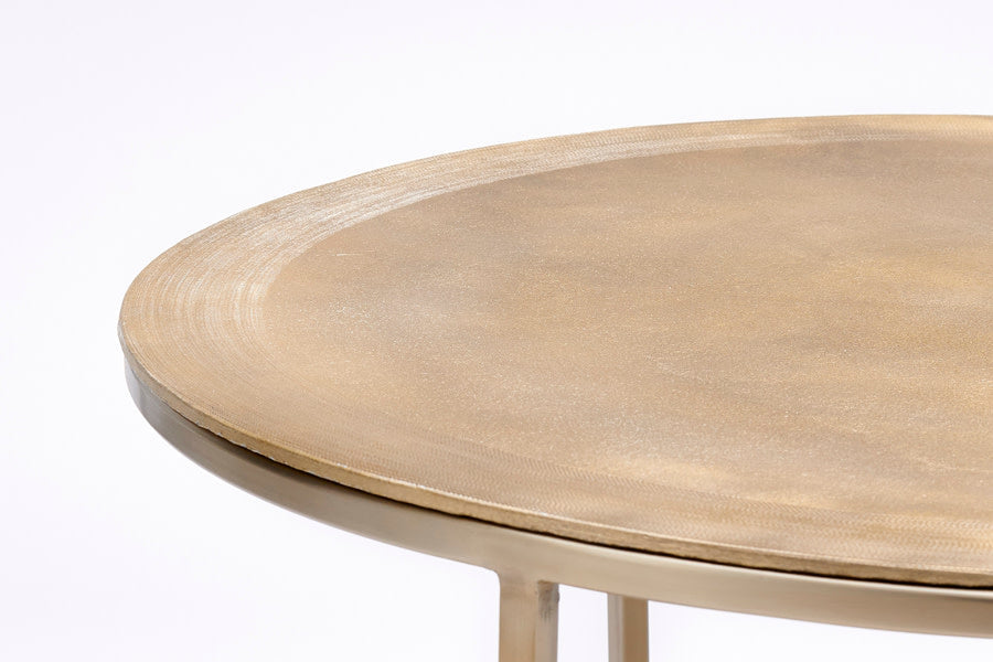 Talca Light Gold Coffee Table - Set of Two Light & Living