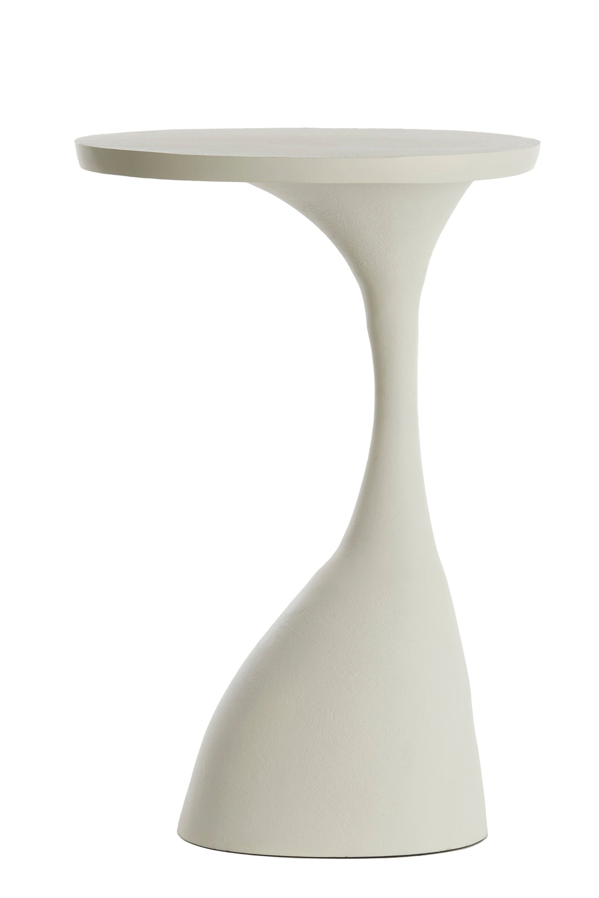Macau Matt Cream Side Table - Small Light & Living