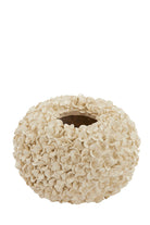 Phylia Cream Deco Vase - Large Light & Living