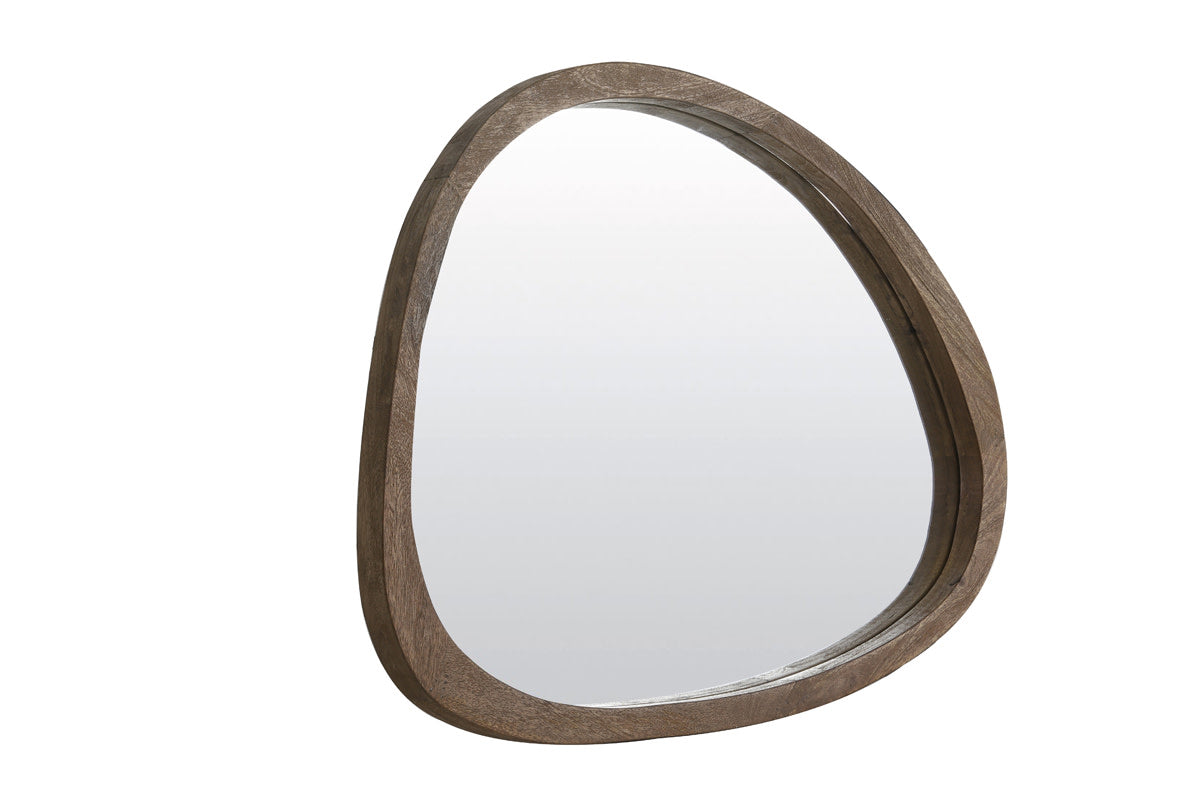 Sonora Matt Dark Brown Mirror - Small Light & Living