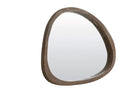 Sonora Matt Dark Brown Mirror - Small Light & Living