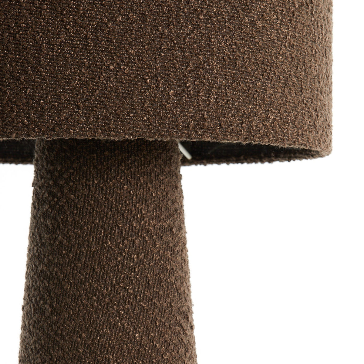 Micky Bouclé  Floor Lamp - Brown Light & Living