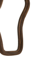 Celano Wood Matt Dark Brown Mirror - Medium Light & Living