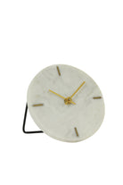 Moreno Marble White Clock Light & Living