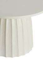 Veglia Cream Low Side Table - Small Light & Living