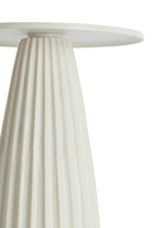 Veglia Cream Side Table - Small Light & Living