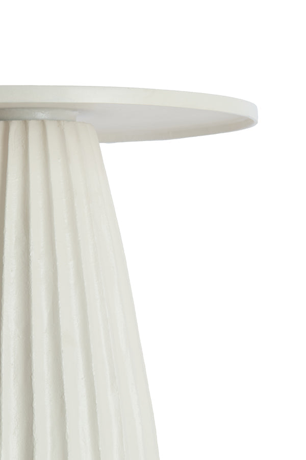 Veglia Cream Side Table - Large Light & Living