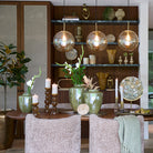 Indore Acacia Wood Brown Dining Table Light & Living