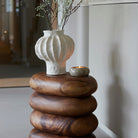 Hakone Ceramics Cream Vase Deco - Small Light & Living