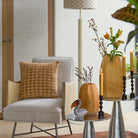 Bradley Glass Caramel Vase - Large Light & Living
