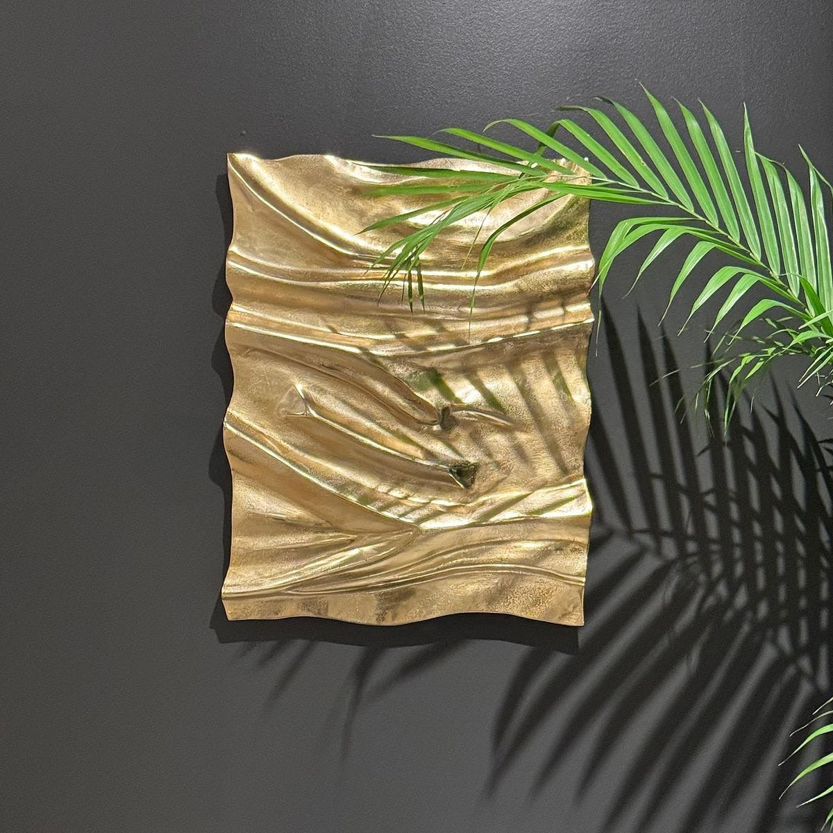 Undulate Outdoor Gold Wall Panel by Uttermost