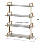 Auley Gold Wall Shelf by Uttermost