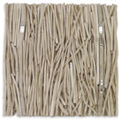 Gathered Teak Square Bleached Wood Wall Decor by Uttermost