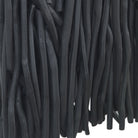 Gathered Teak Square Black Wood Wall Decor by Uttermost