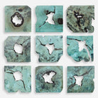 Bahati Wood Wall Décor In Blue - Set of 9 by Uttermost