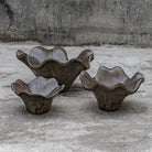 Two Wood Wall Décor In Mocha - Set of 3 by Uttermost