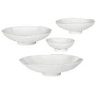 Lucky Coins Wall Bowls in White Metal - Set of 4 by Uttermost