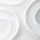 Snowdrift Scultped White Wall Décor - Set of 4 by Uttermost