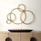 Golden Bubbles Metal Wall Decor by Uttermost