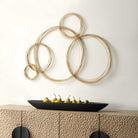 Golden Bubbles Metal Wall Decor by Uttermost
