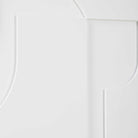Contours White Wall Décor, Set of 2 by Uttermost