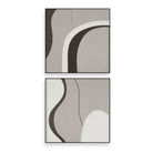 Joel Modern Wood Wall Art - Set of 2 by Uttermost