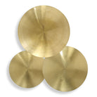 Cymbalic Round Brass Wall Art Set of 3 by Uttermost