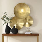 Cymbalic Round Brass Wall Art Set of 3 by Uttermost