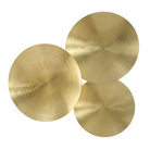 Cymbalic Round Brass Wall Art Set of 3 by Uttermost