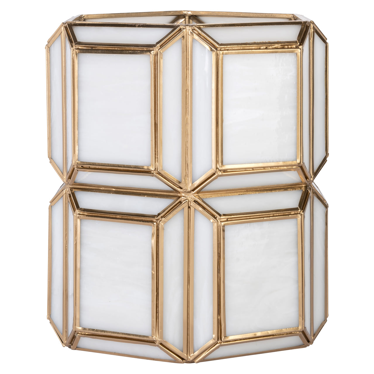 Ariana Antique Brass Hurricane Light - Small by Richmond Interiors