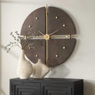 Walnut Elegance Wall Clock by Uttermost