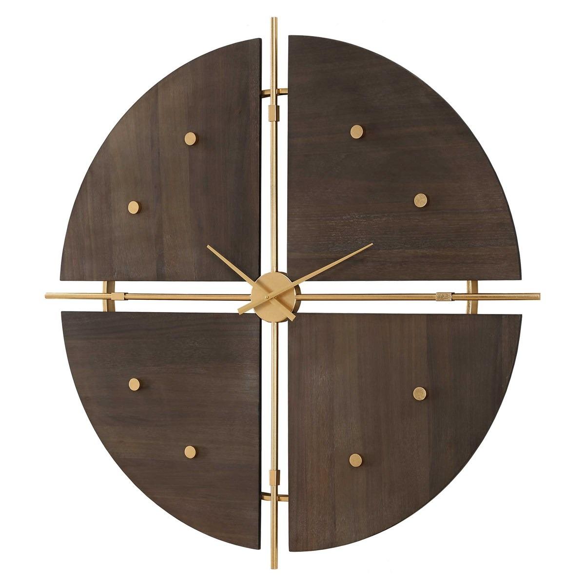 Walnut Elegance Wall Clock by Uttermost
