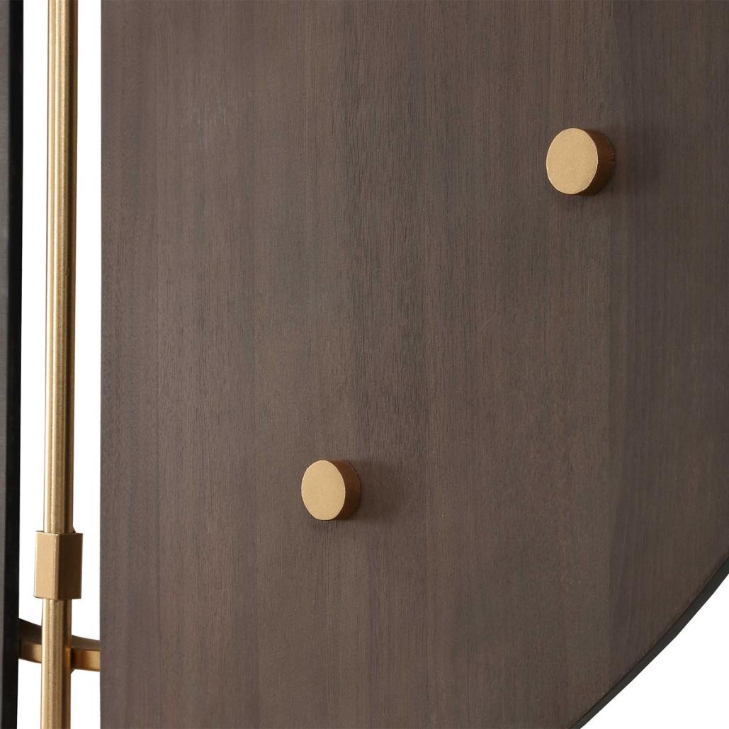 Walnut Elegance Wall Clock by Uttermost
