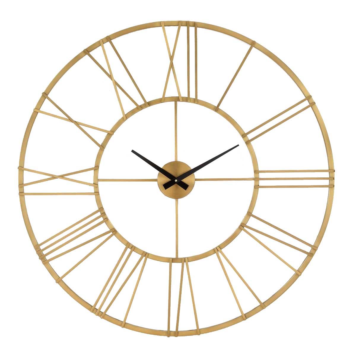 Keyann Brass Wall Clock by Uttermost