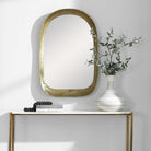 Bradano Brass Arch Mirror by Uttermost