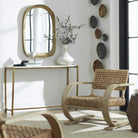 Bradano Brass Arch Mirror by Uttermost