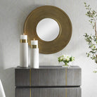 Axel Round Brass Mirror by Uttermost