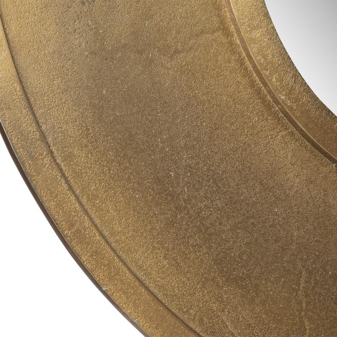 Axel Round Brass Mirror by Uttermost