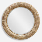 Twisted Seagrass Round Mirror by Uttermost